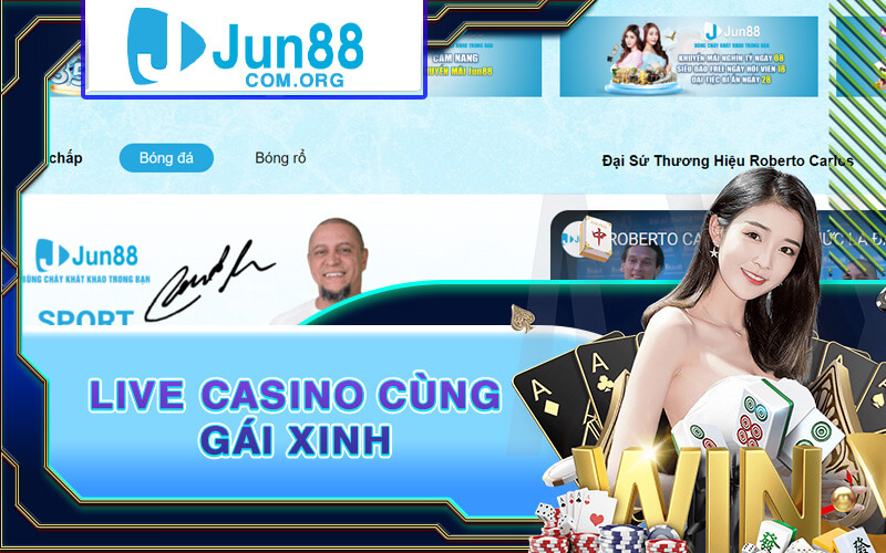 Live casino cùng gái xinh